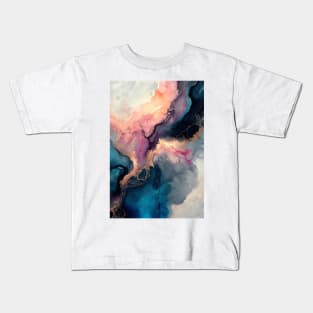 Eton Mess - Abstract Alcohol Ink Resin Art Kids T-Shirt